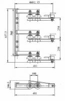 Кронштейн троллейный К42МУ1