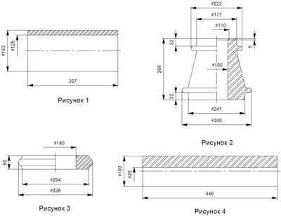 Изоляторы неармированные фарфоровые 331; 332; 333; 334