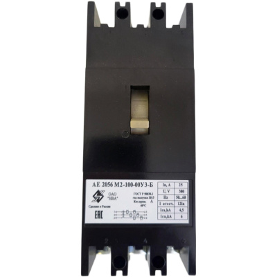 Выключатель автоматический 3ф  АЕ 2046  100А